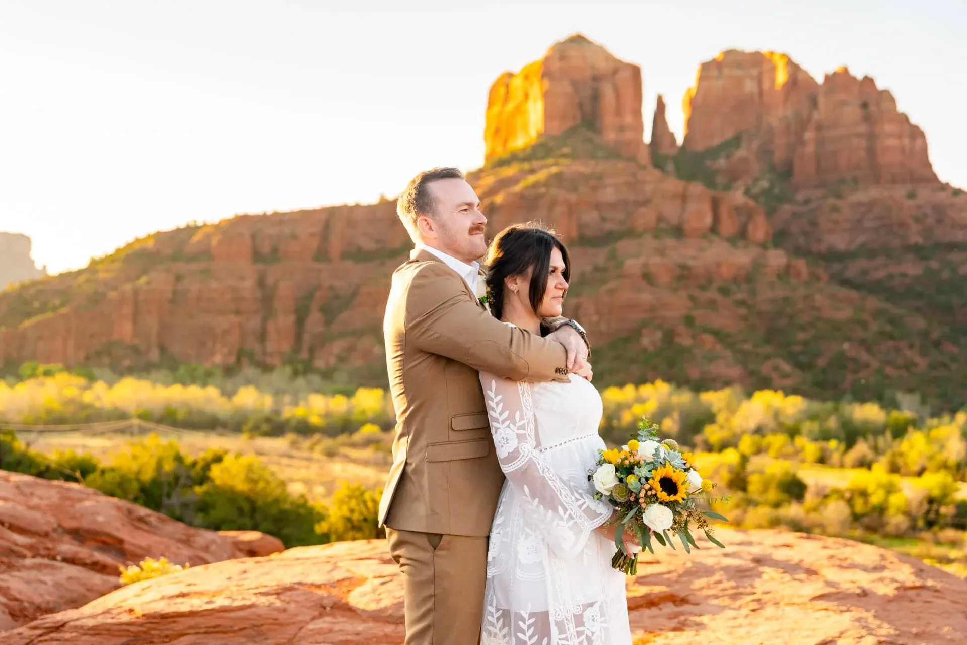 Secret Slick Rock elopement photo