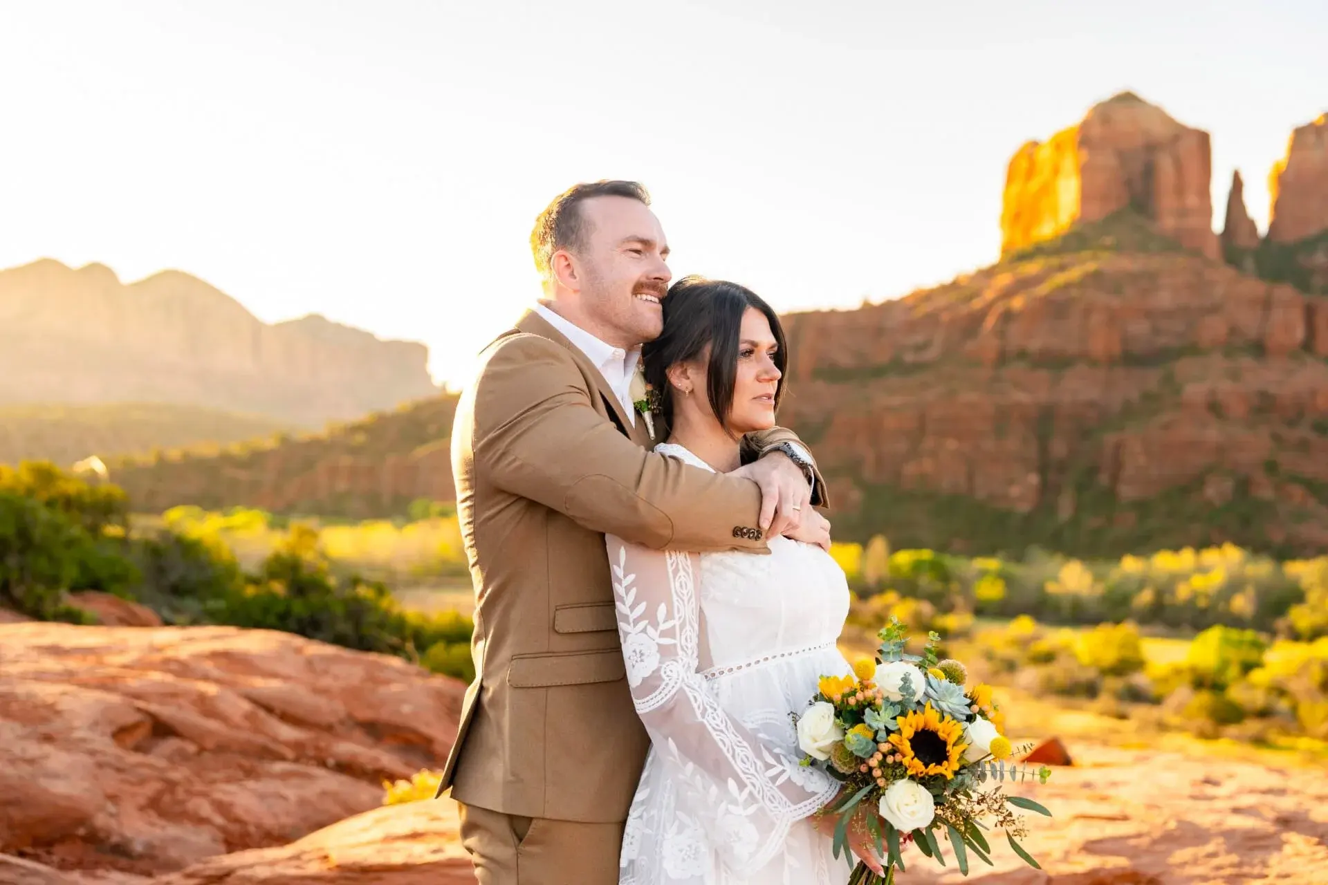 Secret Slick Rock elopement photo