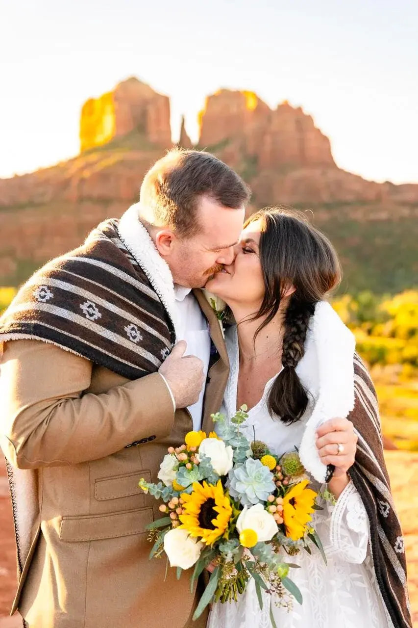 Secret Slick Rock elopement photo