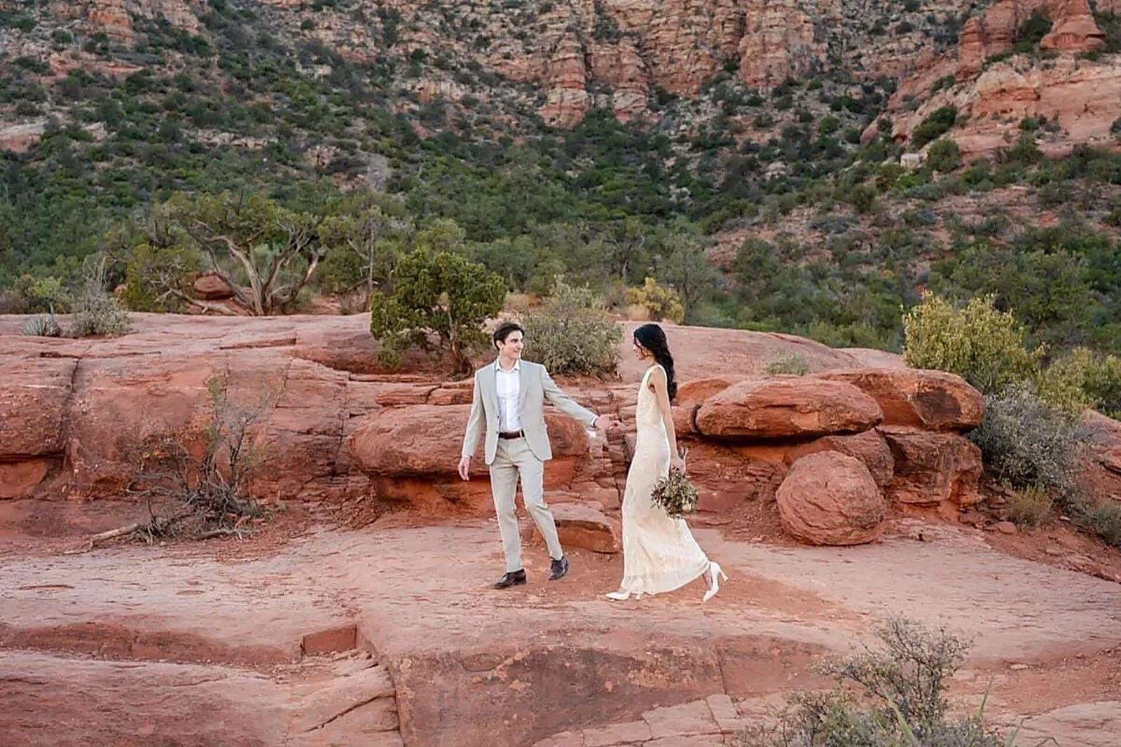 Yavapai Vista elopement photos — real ceremony in Sedona, AZ